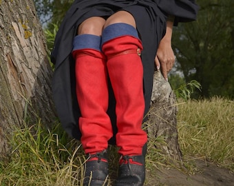 Reenactment stockings, Medieval socks, Female stockings Medieval, Renaissance fair chausses, Historical stockings, Chausses, Female Hosen