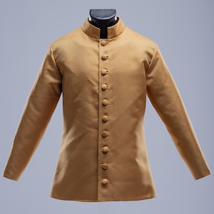 Medieval jacket, Jacquard Doublet, Medieval Gown For Men, Ren Fest costume men, Renaissance mens doublet, Oriental Clothing LARP
