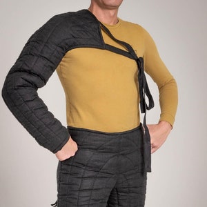 Fencing HEMA Equipment, Gambeson Hand protection, Fencing costume, Padded Armor Kit, Hema training costume gear