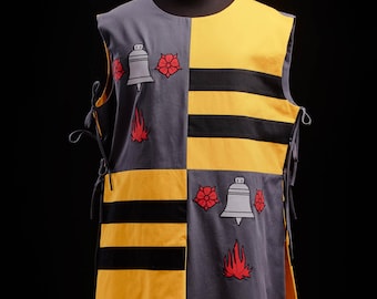 Linen Medieval Tabard, Unisex LARP Renaissance Tunic