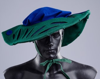 Landsknecht hat with cuts on brim, Landsknecht headwear. Landsknecht costume by steel mastery