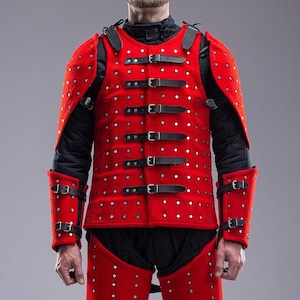 Medieval Brigandine Armor full Costume, Knight Cosplay, Mens Clothing, LARP Armor Costume,  SCA, Handmade Brigandine Armor