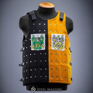 Zbroja Warrior Brigandine, Metalowy pancerz, Zbroja SCA Titanium, Średniowieczna zbroja piersiowa, Sprzęt do szermierki, Larp, Historyczna zbroja bojowa