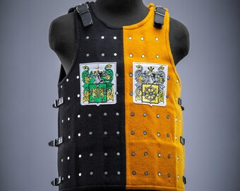 Warrior Brigandine armor, Metal Body Armor, SCA Titanium Armor, Medieval chest armor, Fencing gear, Larp, Historical Combat Armour