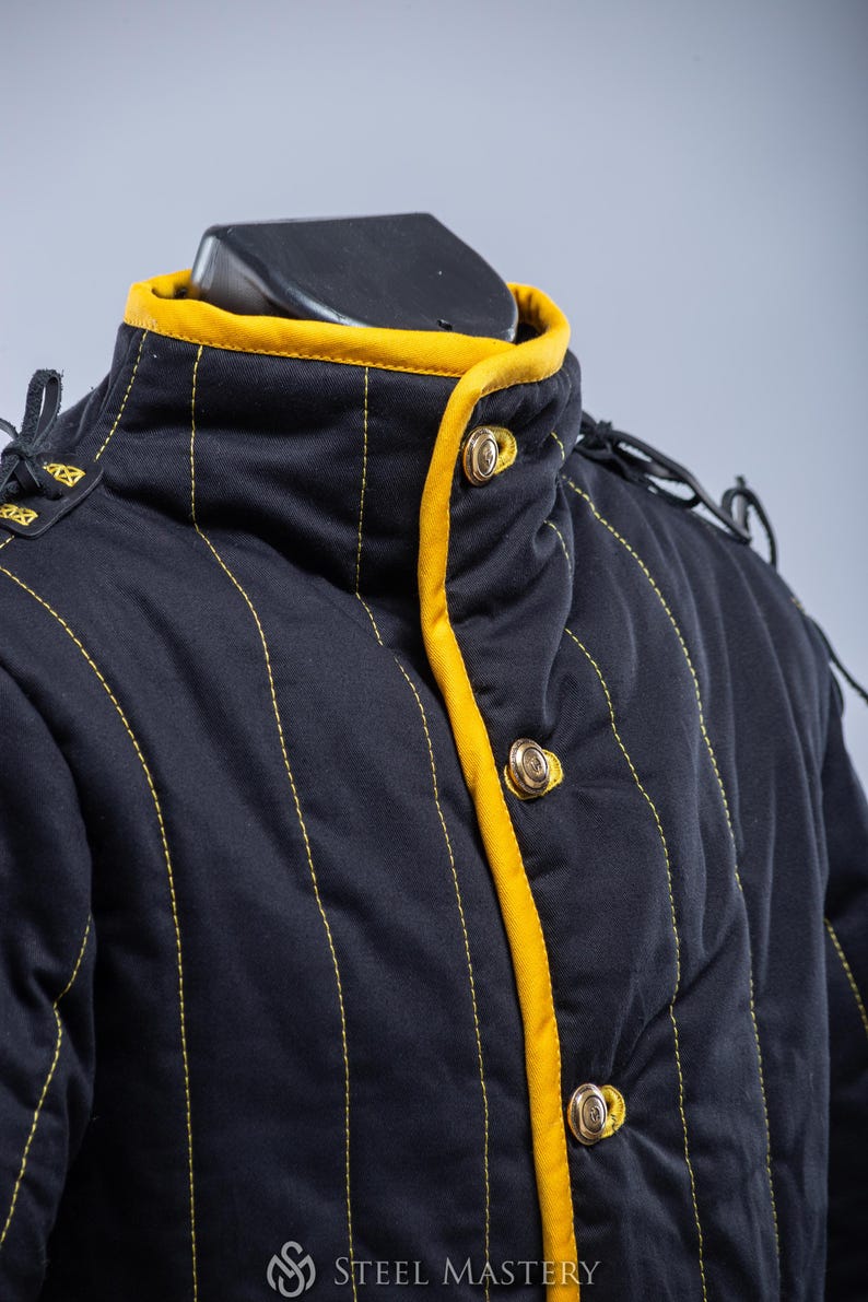 Gambeson Padded Jacket, Renaissance Combat Coat, Medieval Fencing Gear ...