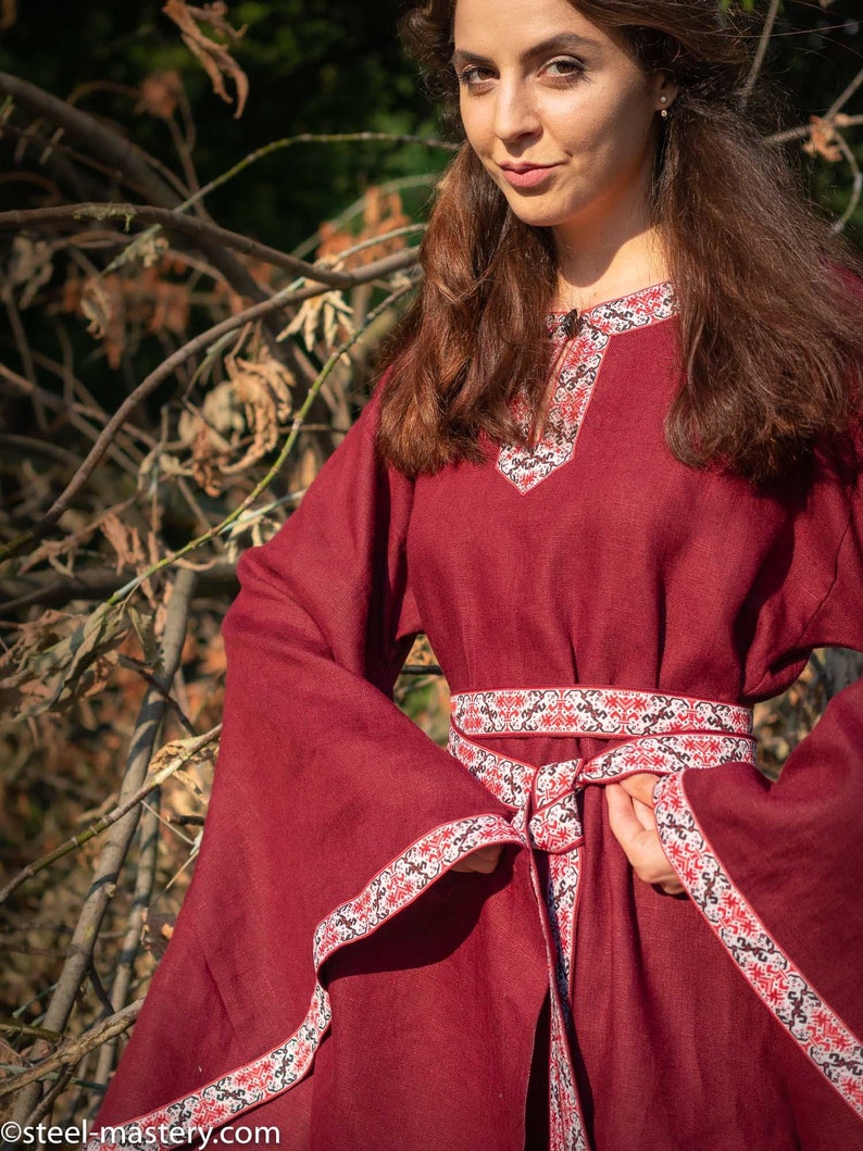 Early Bliaut Dress for Medieval Reenactments Italian - Etsy UK