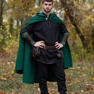 Medieval Clothing for men, Linen Shirt, Rustic Men&#39;s Button-Up Shirt, Custom men fantasy shirt, Historical Medieval Tunic