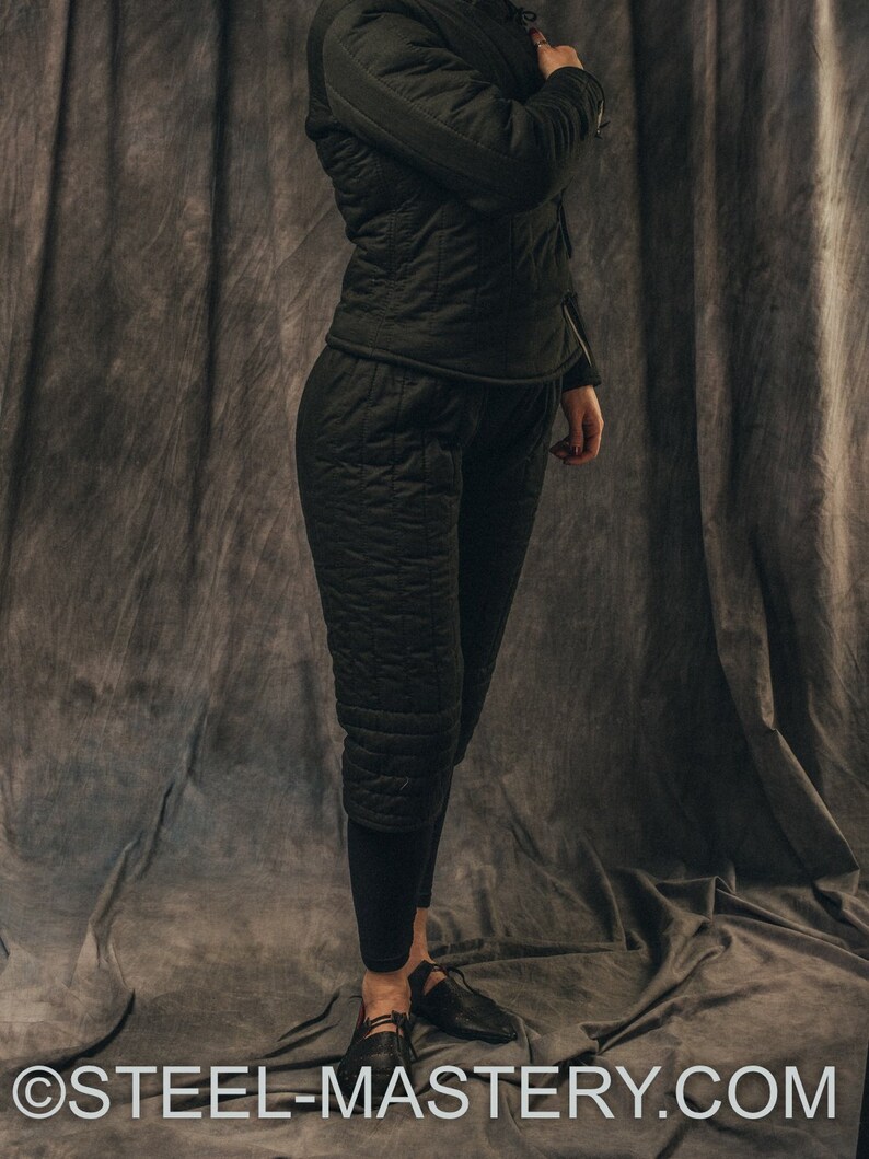 Cotton Fencing Pants for HEMA Padded Thigh Protection Padded Etsy