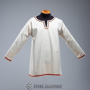 Viking Tunic for Men, Peasant LARP Cosplay Outfit, Linen viking shirt, Medieval LARP Shirt, Mens clothing, Renaissance fair shirt