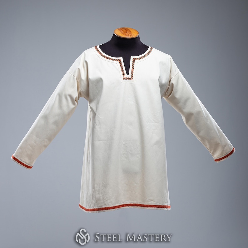 Viking Tunic for Men, Peasant LARP Cosplay Outfit, Linen Viking Shirt ...