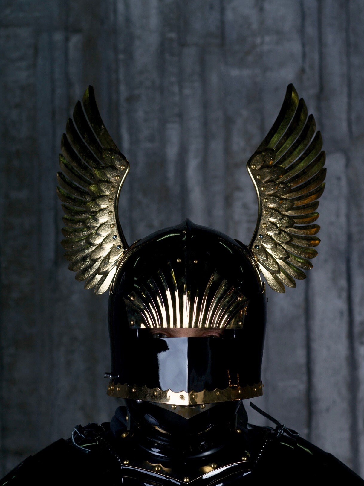 Medieval Sallet With Wings Viking Helmet for Medieval Events Etsy