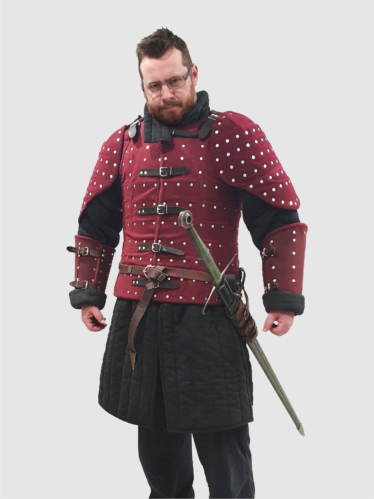 Shadiversity Brigandine Armor Set Medieval Warrior Garniture Etsy
