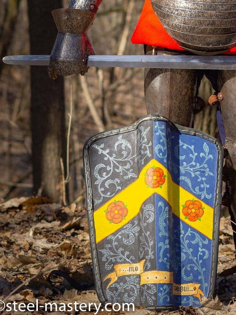 Viking Battle shield for LARP events Medieval Pavise Shield Pavise Shield for historical reenactments