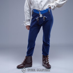 Medieval Linen Chausses, XV Century Style, LARP Reenactment Pants
