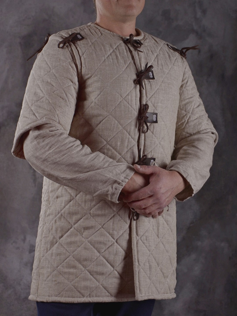 Gambeson With Elbowlength Sleeves Padded Jacket for Etsy