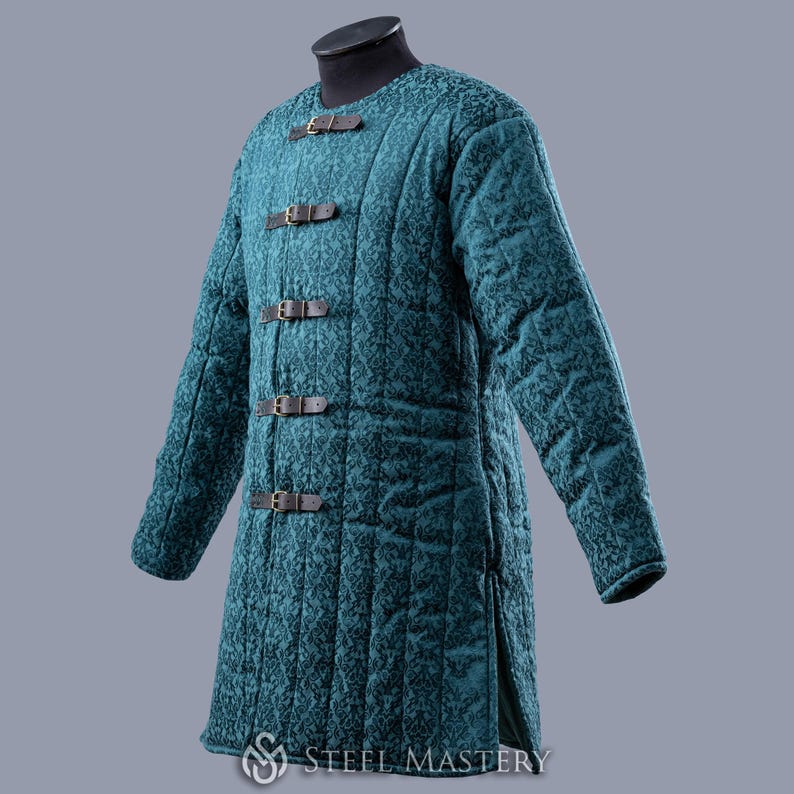 SCA Rapier Armor, Fancy Combat-ready Gambeson, Arming Jacket by Steel ...