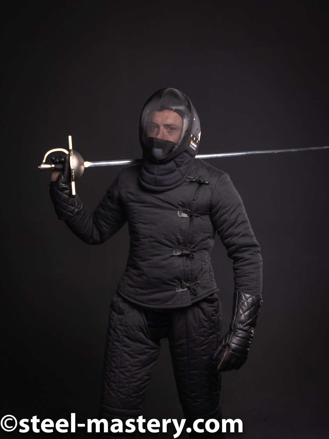 350N Fencing Jacket for HEMA, Gambeson for Body Protection