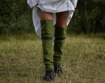 Medieval underwear, Women's stockings, Renaissance fair shausses for women, Custom stockings, Cotton stockings, Handmade stocking
