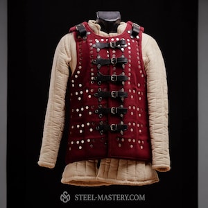 High quality armor, Brigandine Armor, Knight Body Armor, Brigadine plate, SCA clothing, Medieval armour, Chest armor, Warrior Combat