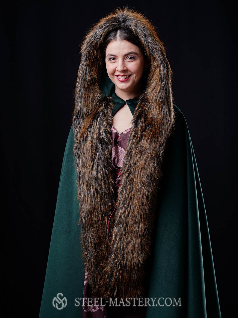 Medieval Robe With Detachable Hood for Reenactment Italian - Etsy