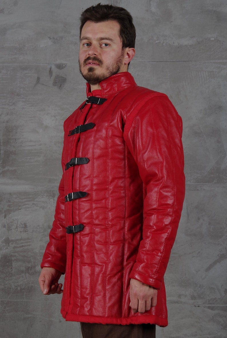 Medieval leather Padded armor for historical events Etsy