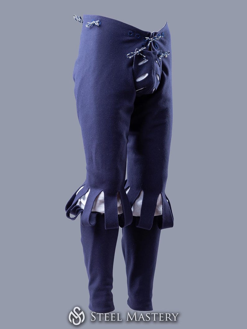 Tight renaissance wool chausses pants, Renaissance outfits men,