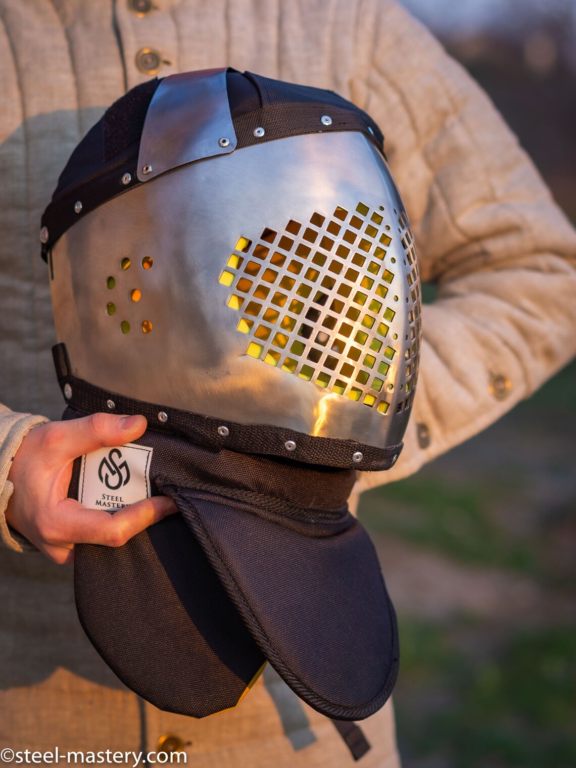 Soft armor and HEMA helmet for training Modern Sword fighting Etsy