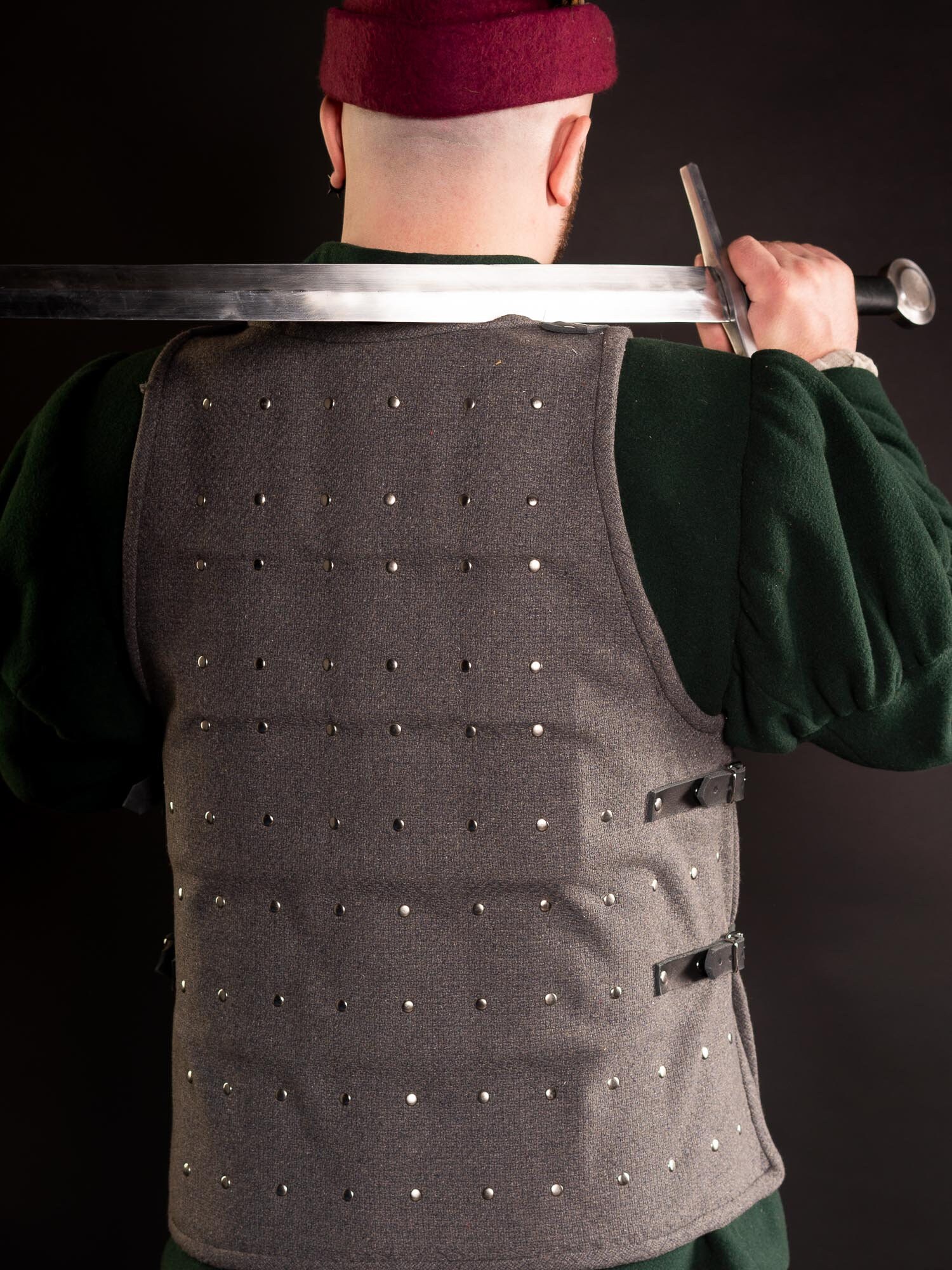 Knight Brigandine armor for SCA and fencing Medieval Fencing Etsy