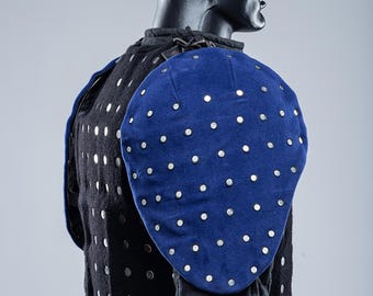 Spaulders for medieval armor, Leather Protection, Medieval warrior spaulders, Brigandine armor spaulders by Steel Mastery