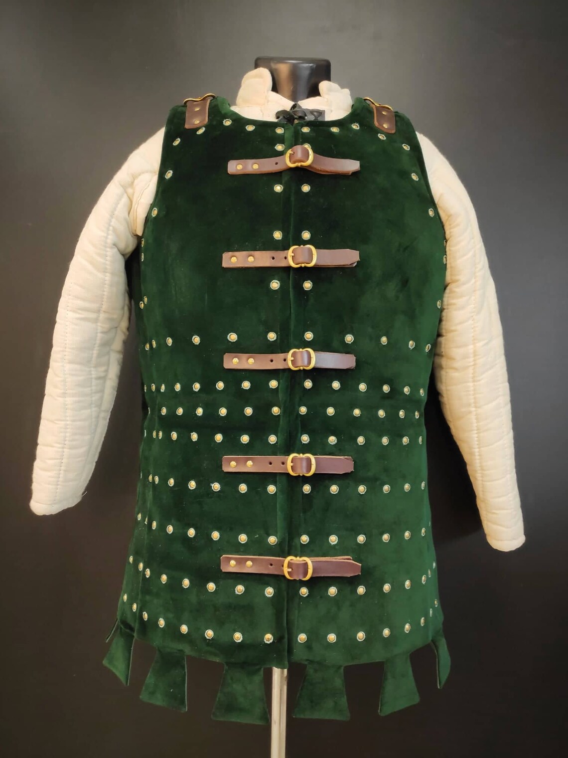 Large plate brigandine armor for SCA and fencing Knight Etsy