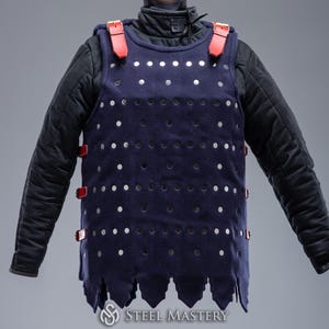 Brigandine Armor Titanium plates armor, Renaissance clothing, Armor festival wear, LARP breastplate, SCA custom cosplay