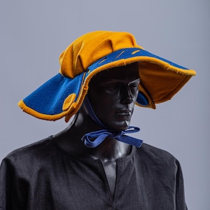 Béret Landsknecht, chapeau Renaissance GN, chapeau historique, couvre-chef Landsknecht, cadeaux personnalisés, casquette Landskencht, vêtements médiévaux
