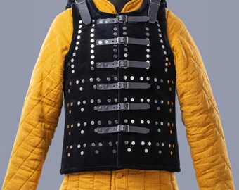 Stainless Steel Brigandine Armor, Medieval Knight SCA Combat Body Armour