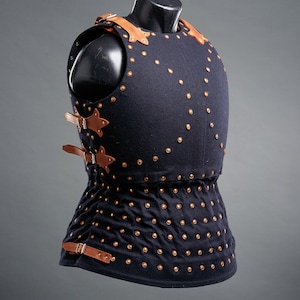 Medieval armor, Brigandine armor, LARP battle jacket, Historical Reenactment Armor, Ren Fair, LARP, SCA