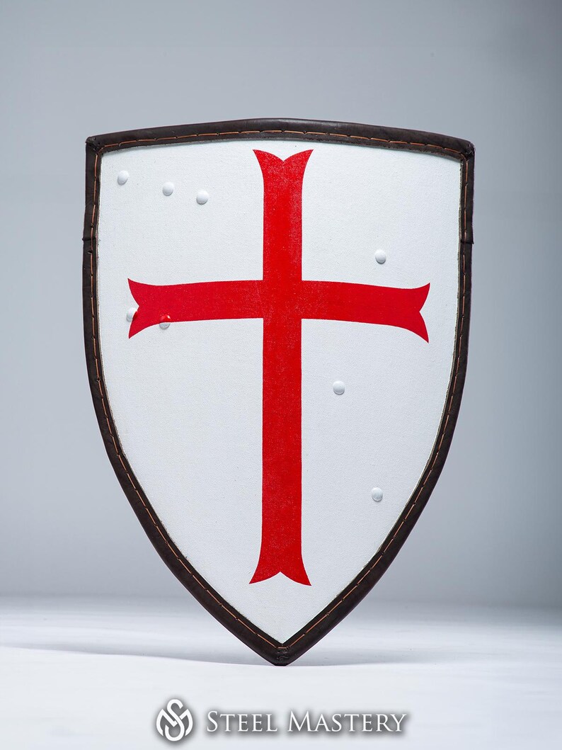 Medieval Knight Shield 15th Centure Armor, Shild With Leather Edge ...