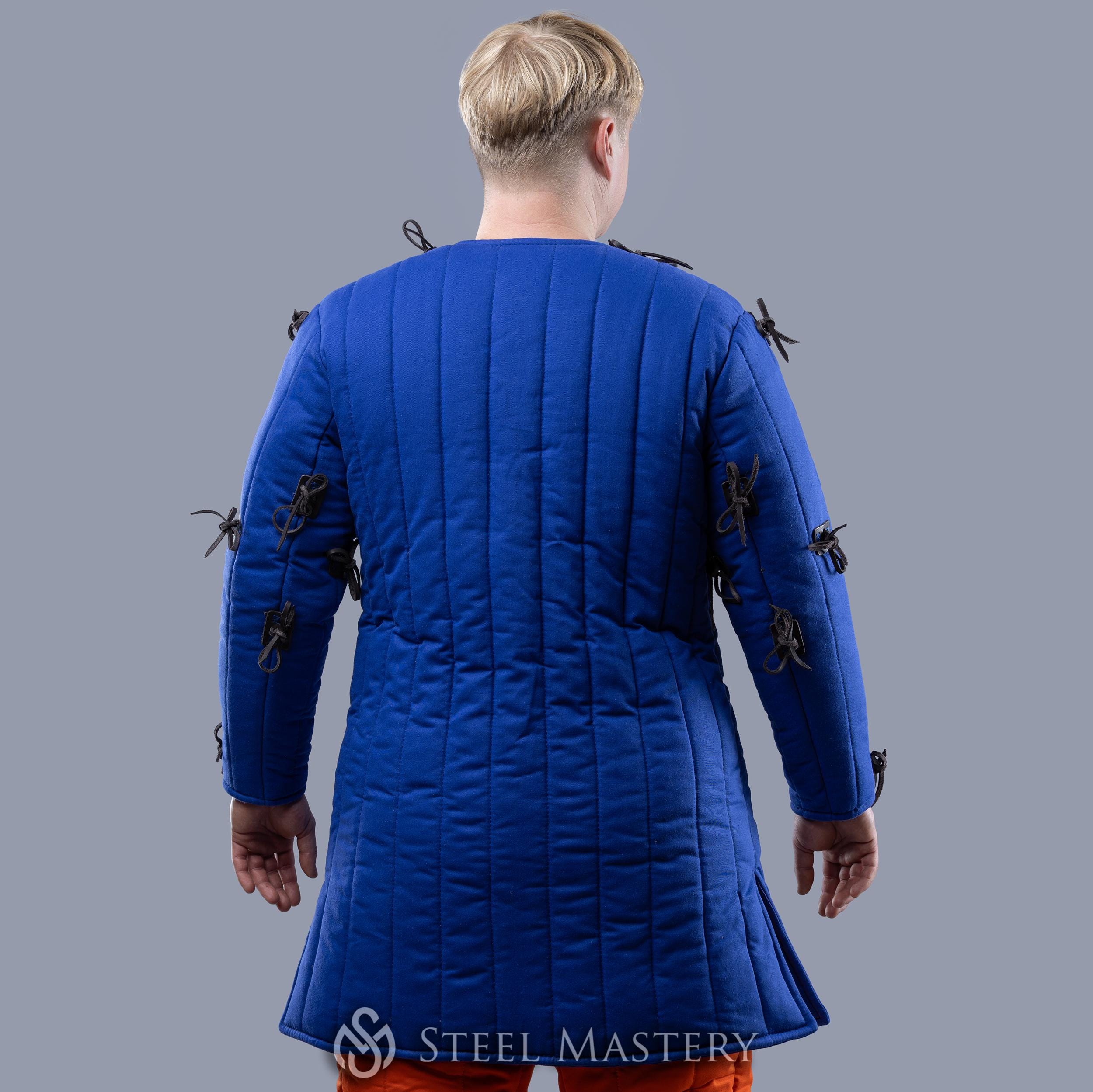 Rapier Jacket Armor, Fancy Combat-ready Gambeson, Blue Arming Jacket - Etsy