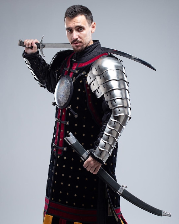 プレートアーマーセット（larp） 騎士の戦闘、ブリガンダインアーマー、プレートアームズ、LARP