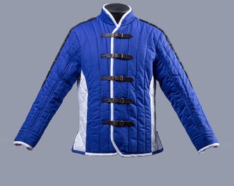 Medieval Padded Gambeson Jacket, LARP Armor, Cosplay Knight