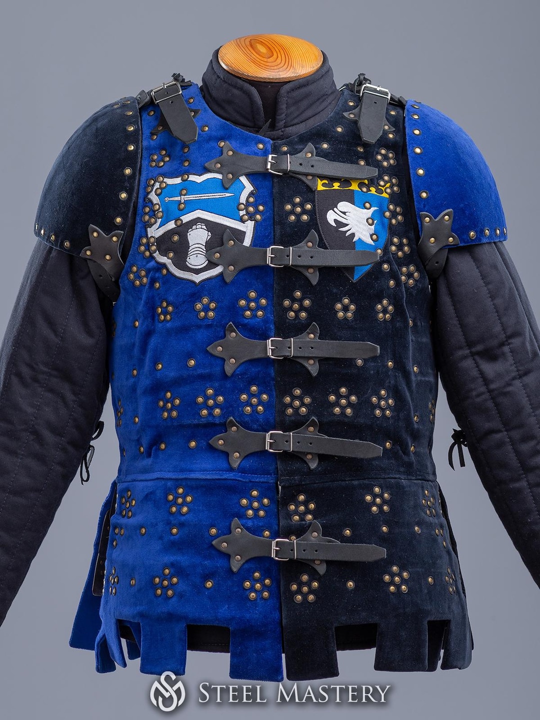 Mens Breast Plate Brigandine Armor With Spaulders, Coat of Plates SCA ...