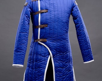 HEMA Style gambeson for body protection, Padded armor for Reenactment, Custom Medieval coat for historical events