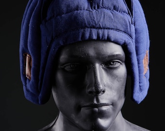 Medieval helmet liner, Padded Cap Head protection, Headwear for reenactment & LARP, Medieval helmet padding by Steel Mastery