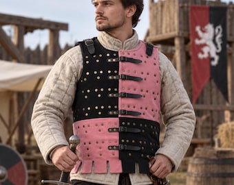 Brigandine Armor, Medieval Body Armor, Custom Titanium Armor, Renaissance LARP Costume