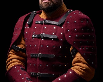 Aangepast schuimpantser, The Brigandine-pantserset, LARP-pantserset, middeleeuws harnas, Eva-schuimpantser, cosplaykostuum, Eva-schuim-cosplay