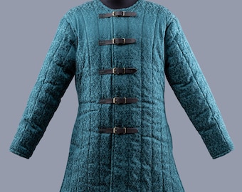SCA rapier armor, Fancy Combat-Ready Gambeson, Arming jacket by Steel Mastery