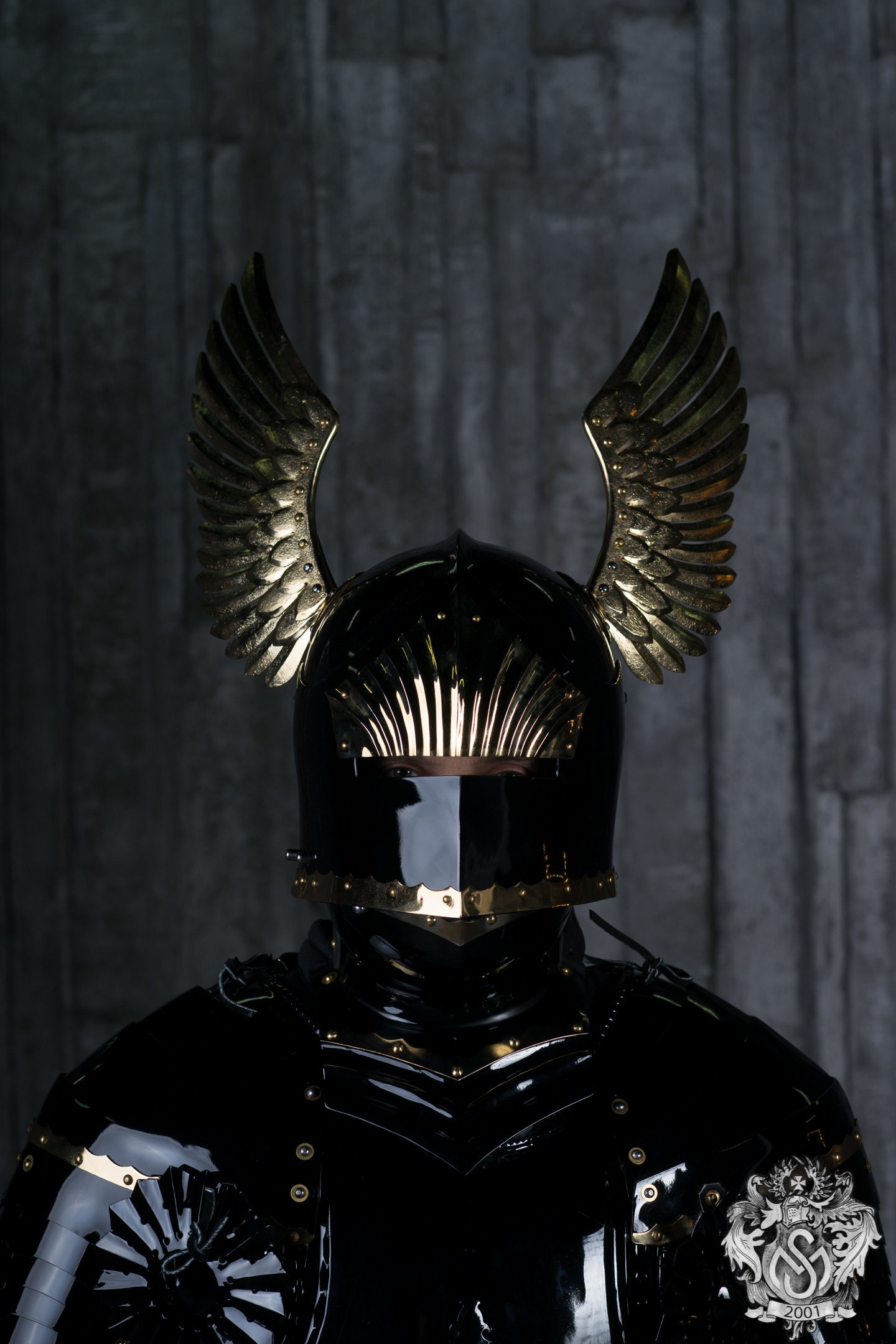 Medieval Sallet With Wings Viking Helmet for Medieval Events Etsy