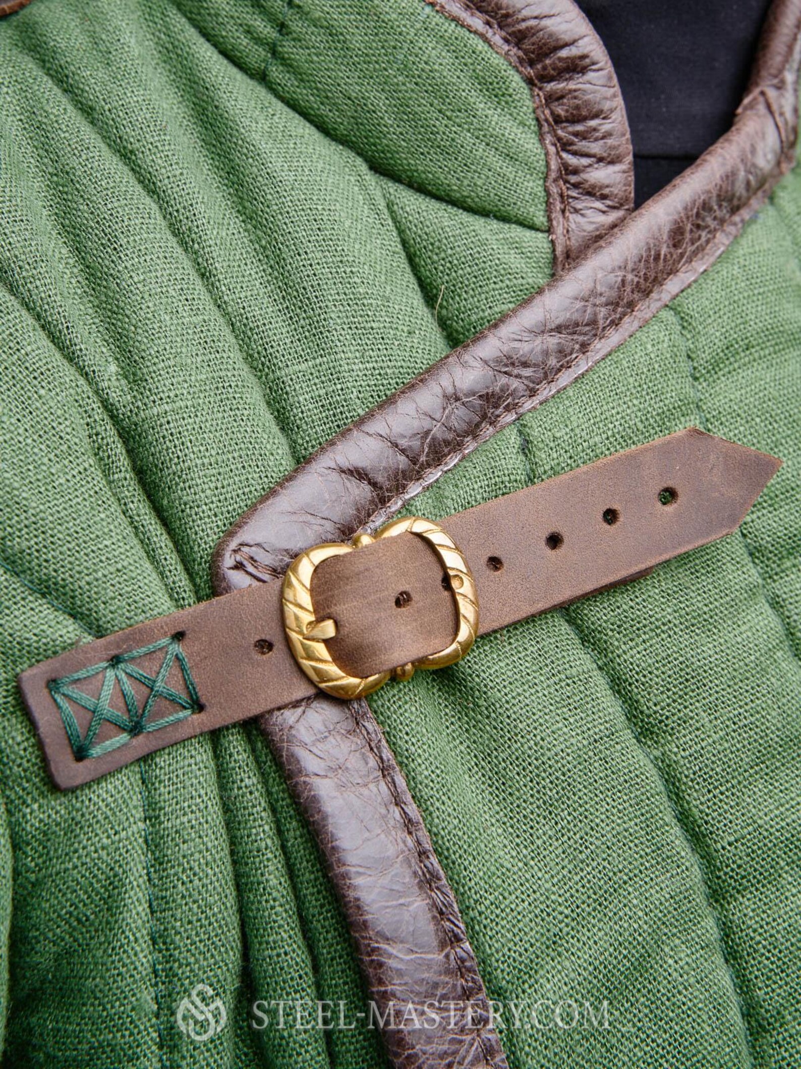 Sca Jacket SCA Long Green Gambeson Jacket, HEMA Gear, Armor Surcoat Gambeson ...