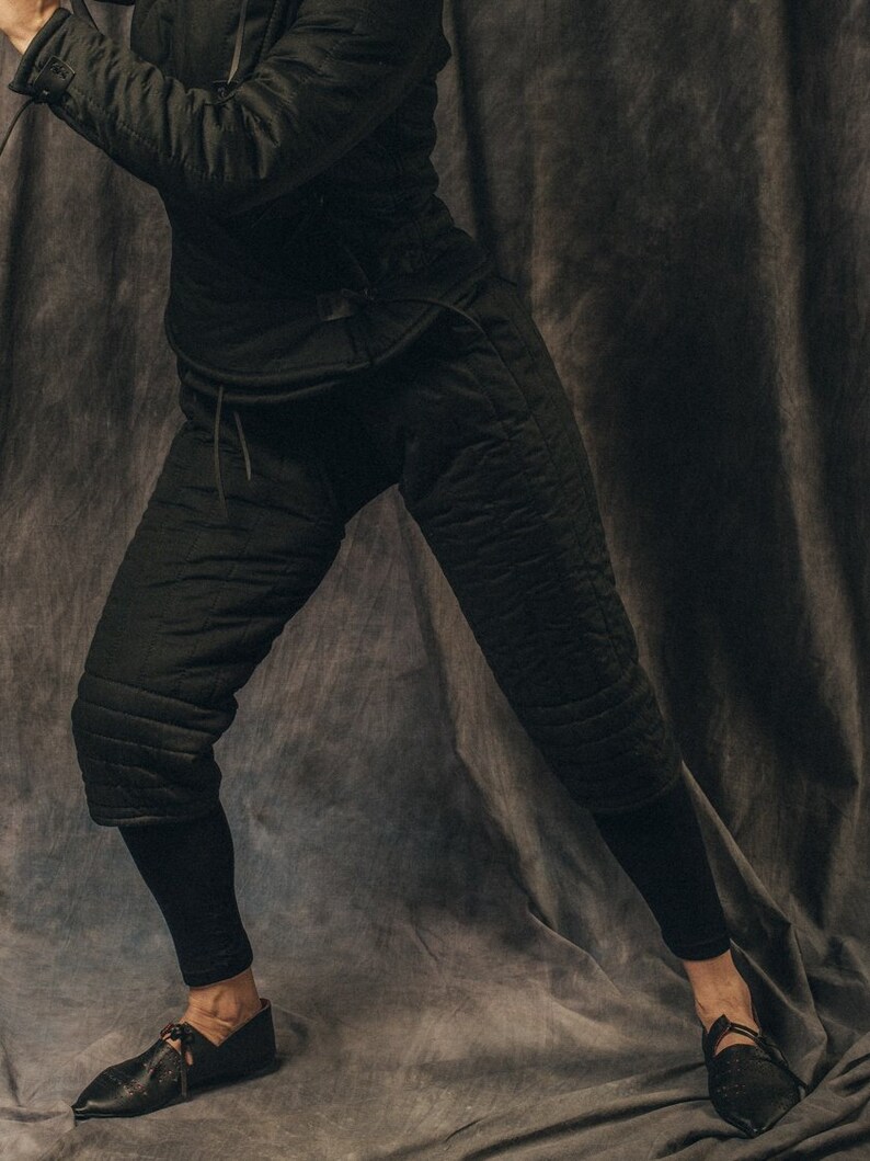 Cotton Fencing Pants for HEMA Padded Thigh Protection Padded Etsy