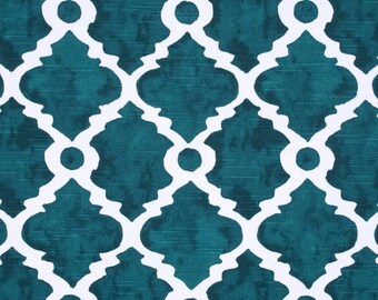 108" Rod Pocket Curtains, Madrid Plantation Blue Spanish Tile, Lined