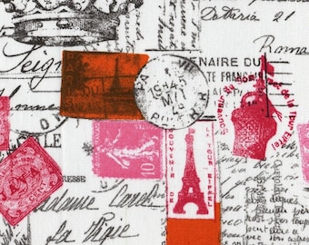 King Sham, Tailored, Amore Sherbet French Script- Gray, Orange, Pink