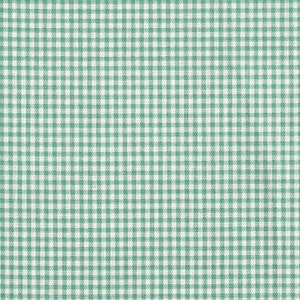 Reversible Full Duvet Cover in French Country Pool Green Gingham Check and Ticking Stripe